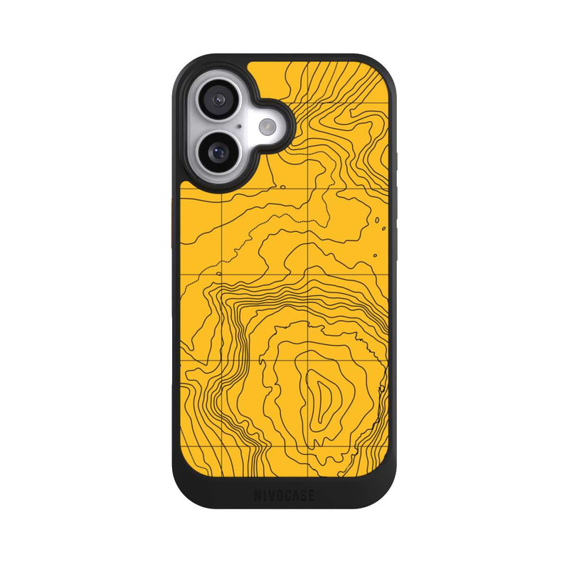iPhone 17 NIVOcore Berg gelbe Linien