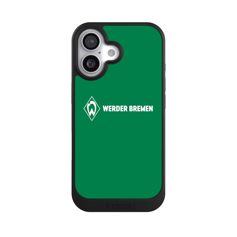 iPhone 17 NIVOcore Werder Bremen Schriftzug Raute Grün