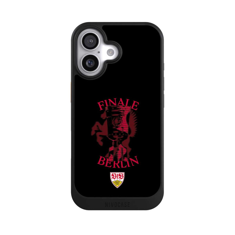 iPhone 17 NIVOcore VfB Stuttgart Pokalfinale 2026 schwarz