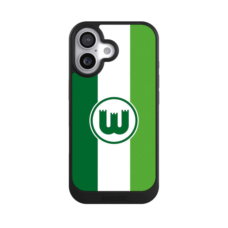 iPhone 17 NIVOcore VfL Wolfsburg Zinnenwappen Streifen