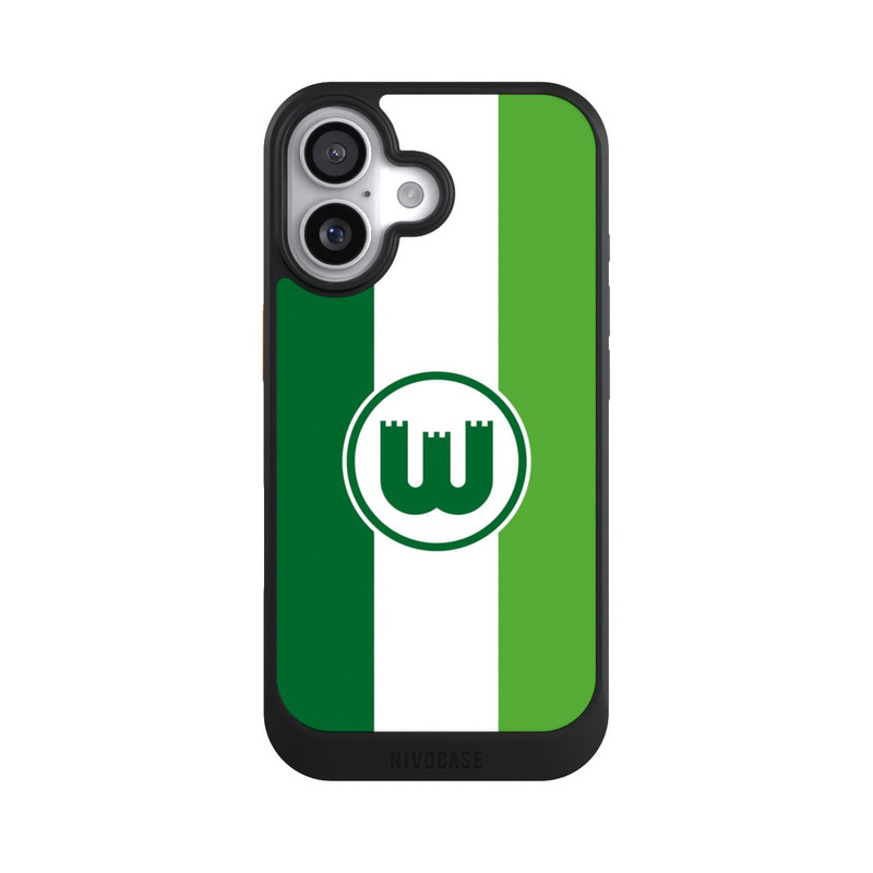 iPhone 17 NIVOcore VfL Wolfsburg Zinnenwappen Streifen