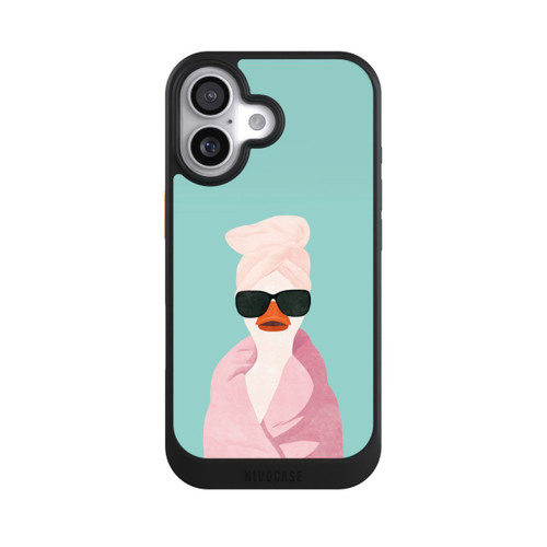 Apple iPhone 17 NIVOcore Turquoise Duck Wearing a Turban with AI