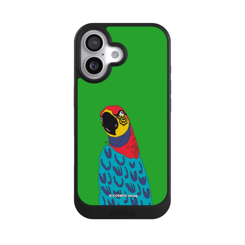 iPhone 17 NIVOcore Drei Fragezeichen und der Super-Papagei