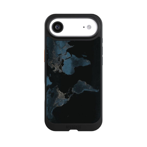 Apple iPhone Air NIVOcore Carte du Monde Nuit