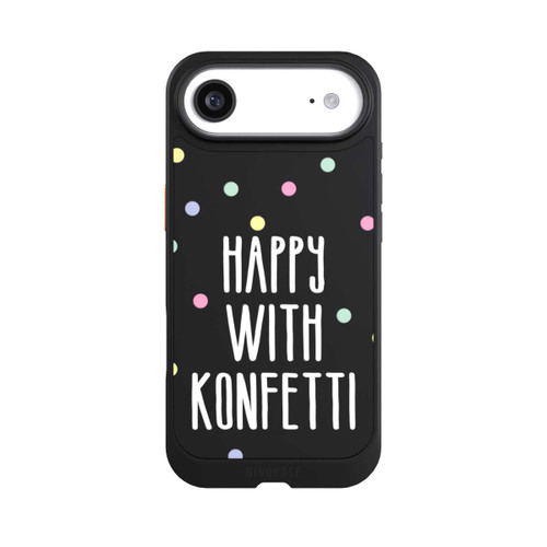 Apple iPhone Air NIVOcore Happy with Konfetti White ohne Hintergrund