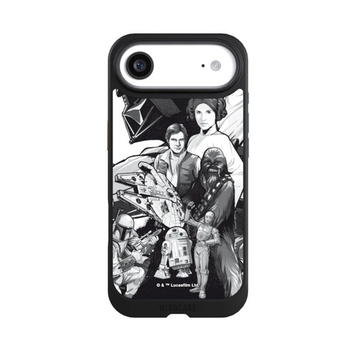 Apple iPhone Air NIVOcore StarWars Charaktere - Schwarz-Weiß