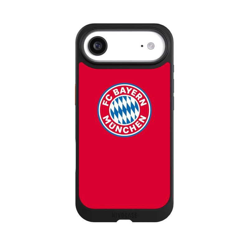 iPhone Air NIVOcore FCB Logo auf Rot