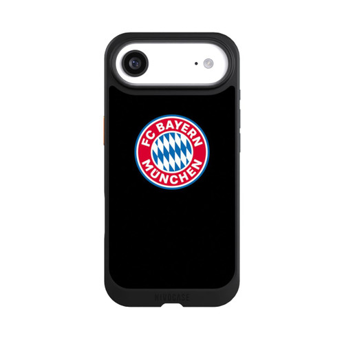 Apple iPhone Air NIVOcore Logo FCB sur fond noir