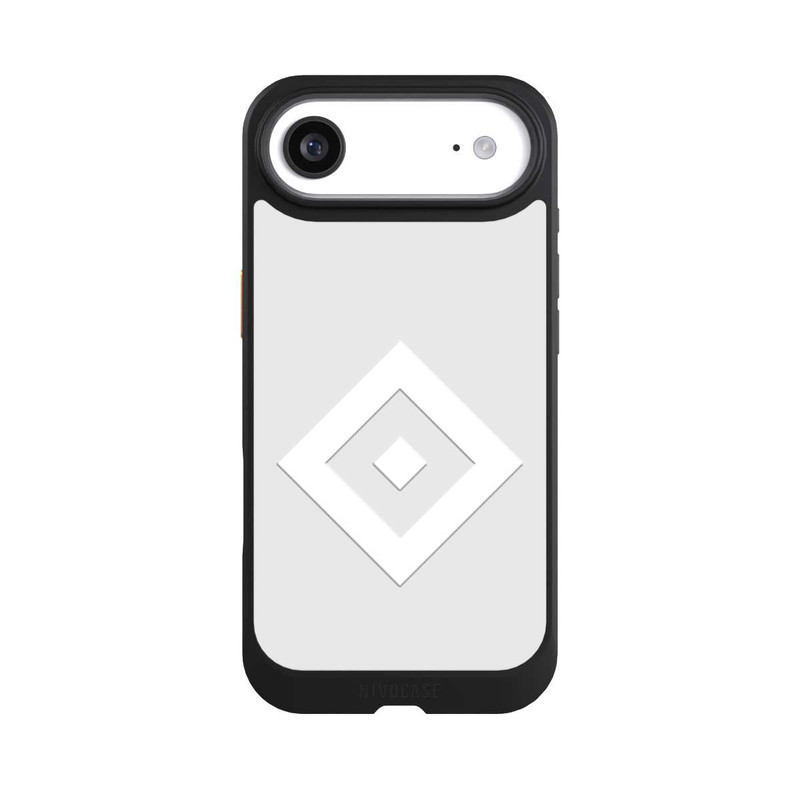 iPhone Air NIVOcore Rauten Logo auf HSV Grau
