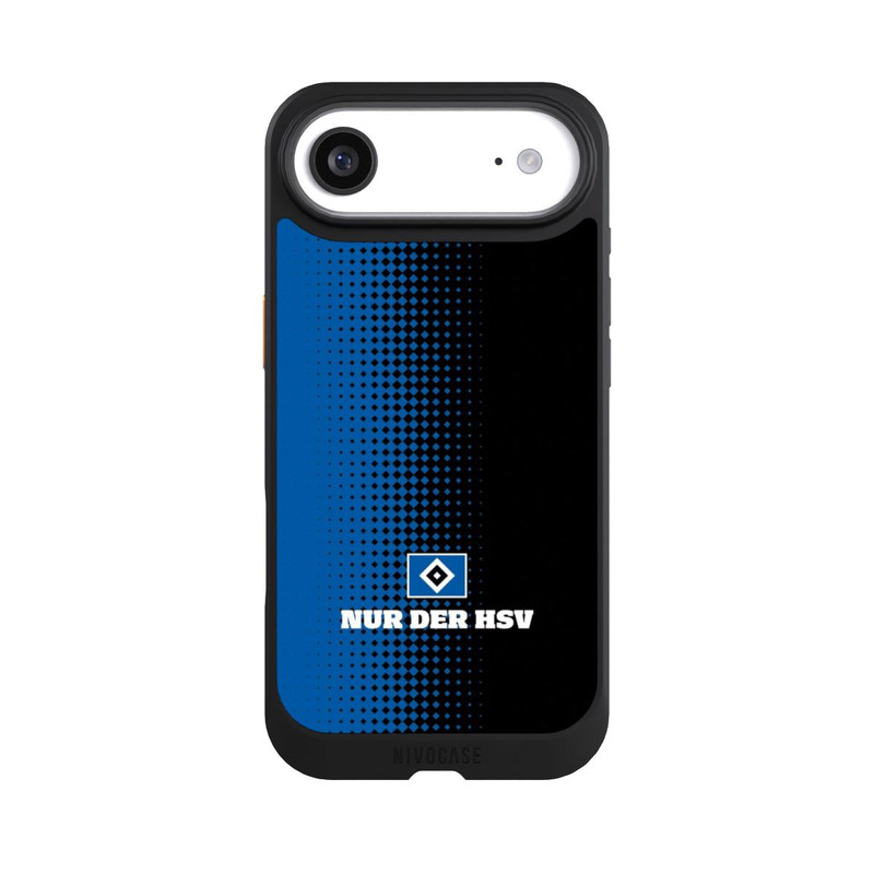 iPhone Air NIVOcore Nur der HSV - Rautenraster Schwarz
