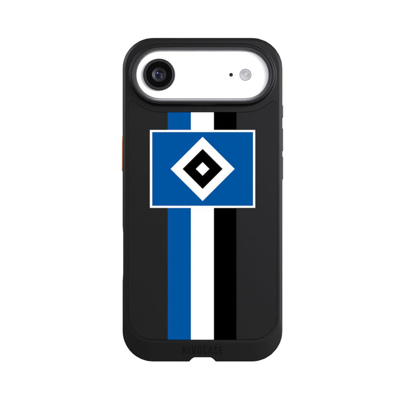 iPhone Air NIVOcore HSV Streifen - Blau-Weiß-Schwarz - ohne Hintergrund