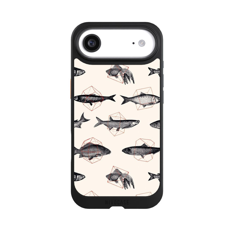 iPhone Air NIVOcore Fische in Geometrie