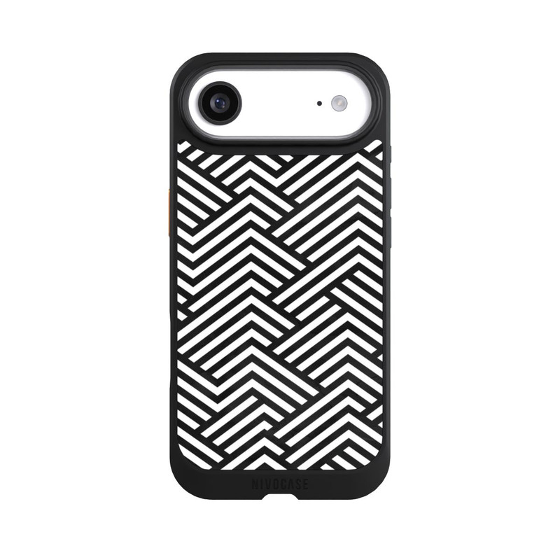 iPhone Air NIVOcore ZigZag noir et blanc