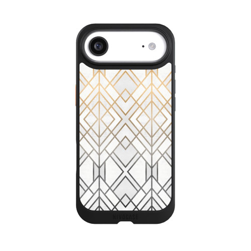 Apple iPhone Air NIVOcore Gold und Grauer Geo Golddruck
