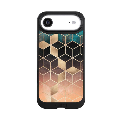Apple iPhone Air NIVOcore Ombre Traum Würfel Gold Druck
