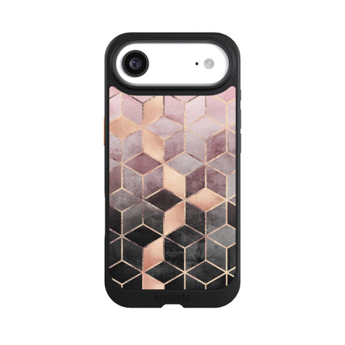 Apple iPhone Air NIVOcore Pink-grauer Farbverlauf Würfel Druck