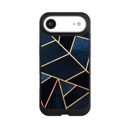 Apple iPhone Air NIVOcore Navy Stein Golddruck