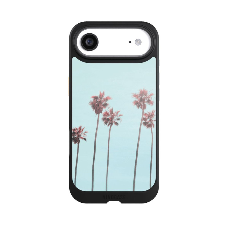 iPhone Air NIVOcore Hellrosa Strandpalme Paradies