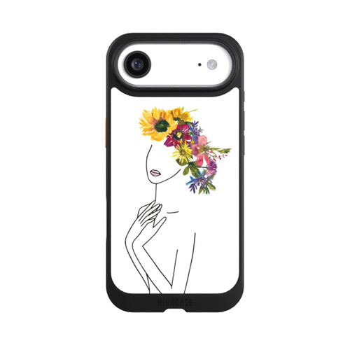 Apple iPhone Air NIVOcore Line Art Frau mit Blumenkrone