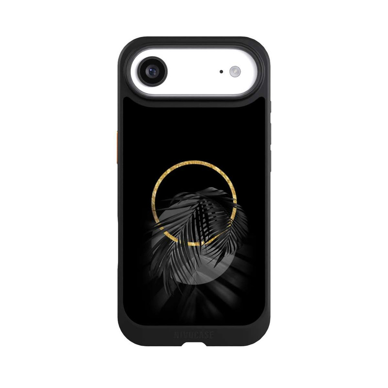 iPhone Air NIVOcore tropische Blätter schwarz