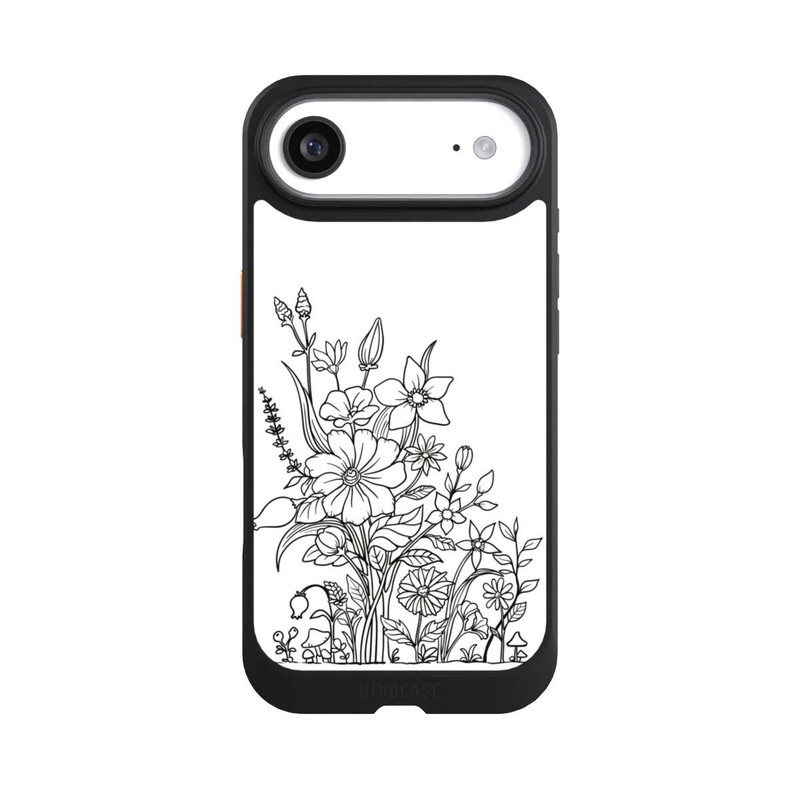 iPhone Air NIVOcore Blumen Linienkunst