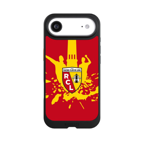 Apple iPhone Air NIVOcore RC Lens Tour jaune sur rouge