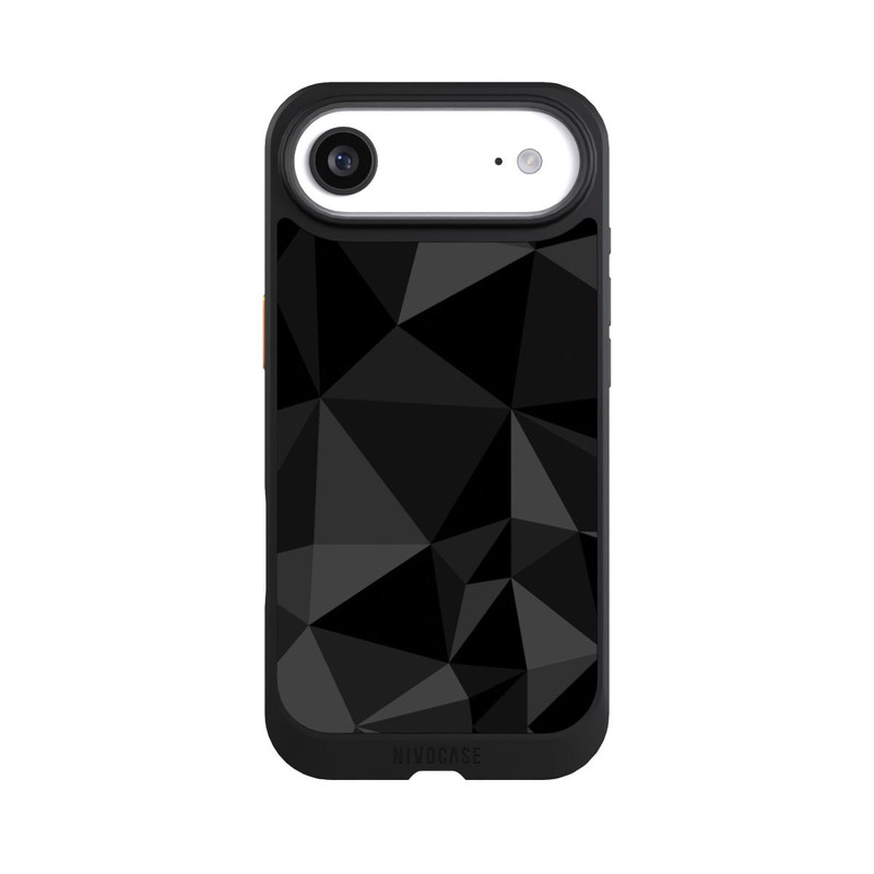 iPhone Air NIVOcore Polygon Pattern Black