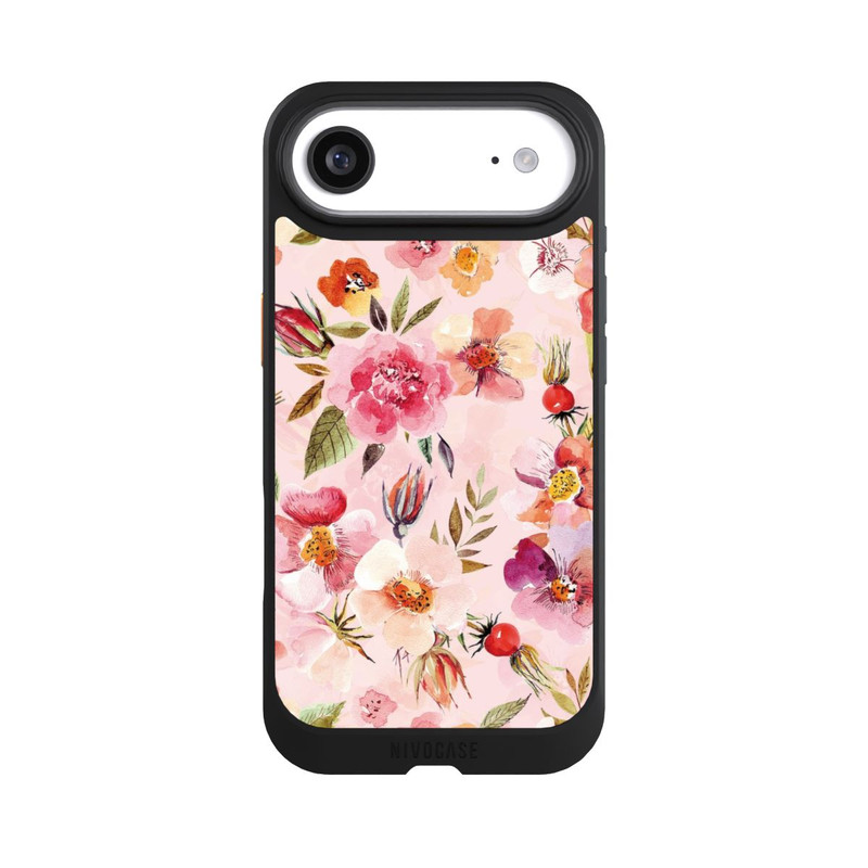iPhone Air NIVOcore Rose Hip Wallpaper Pink Spring