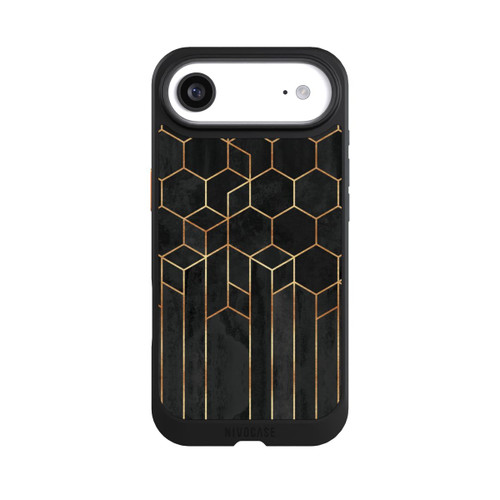 Apple iPhone Air NIVOcore Schwarze Sechsecke