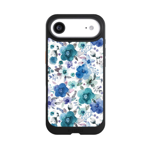 Apple iPhone Air NIVOcore Winterblumensträuße Blau