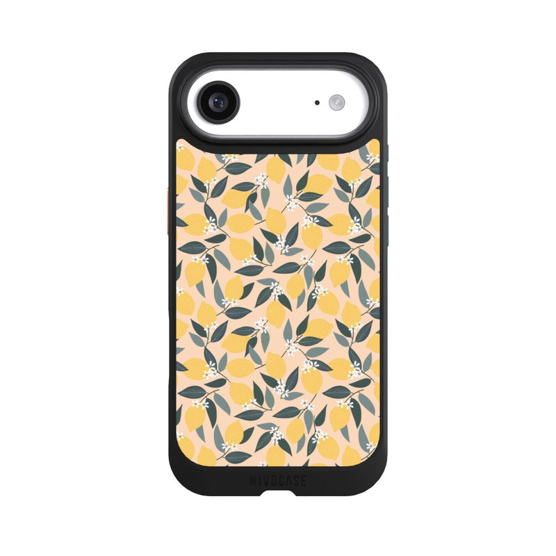 iPhone Air NIVOcore Rosa Zitronen-Muster