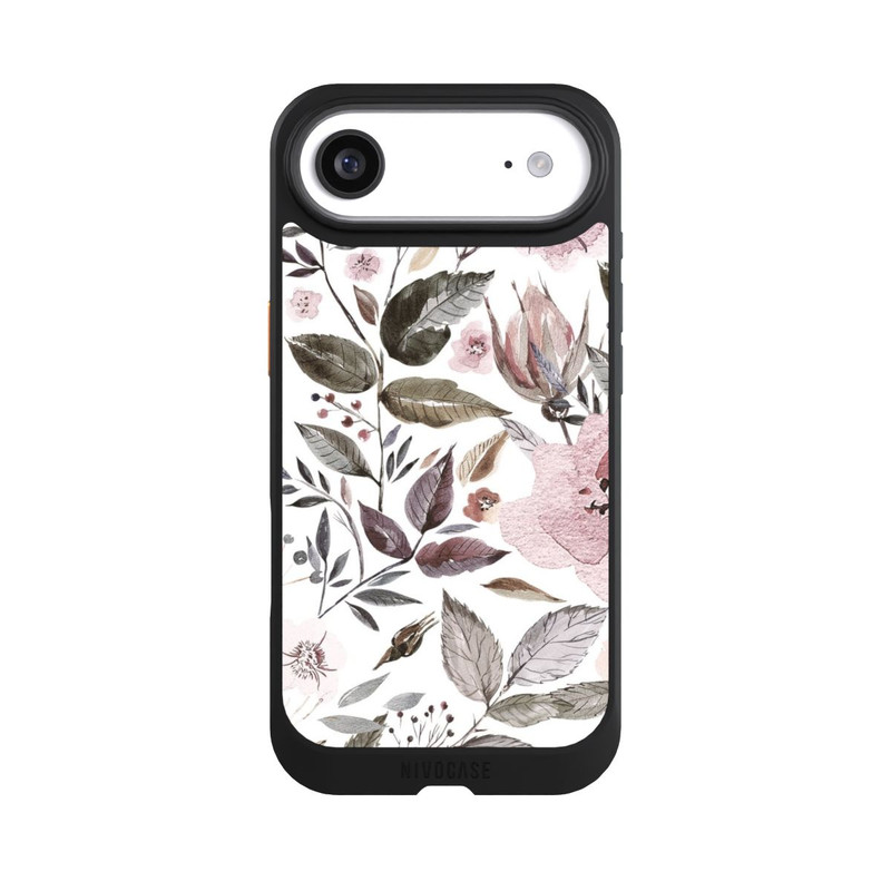 iPhone Air NIVOcore Aquarell braune Rosenblüten