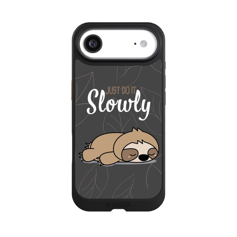iPhone Air NIVOcore Just Do It Slowly Sloth Grey