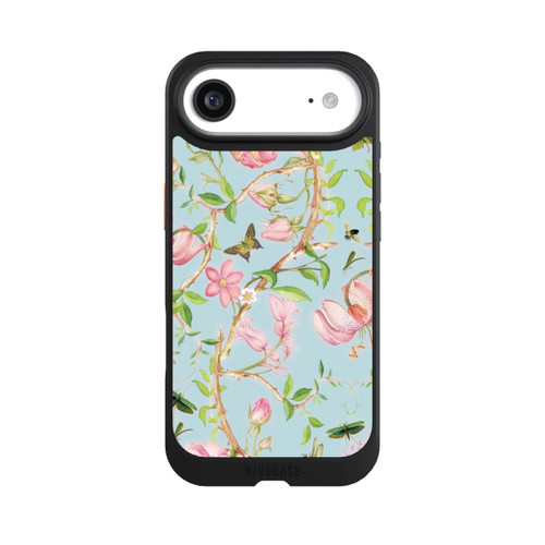 Apple iPhone Air NIVOcore Vintage Botanic Flowers Blue