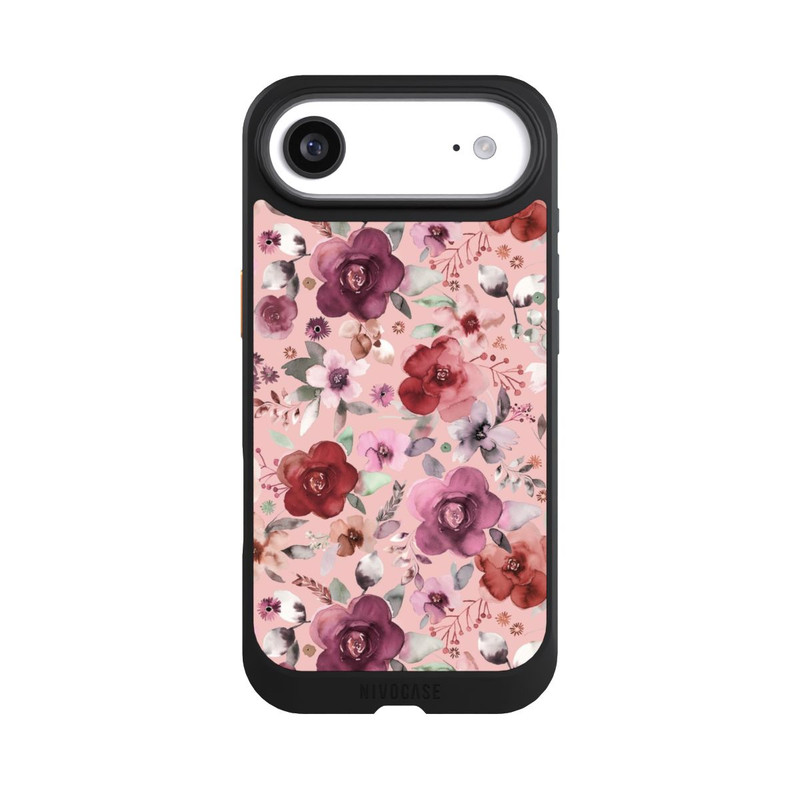 iPhone Air NIVOcore Üppiger romantischer Blumenstrauß rosa