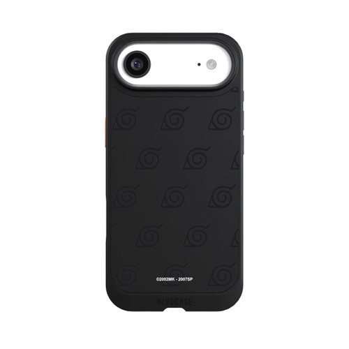 Apple iPhone Air NIVOcore Schwarzes Konoha-Muster Transparent