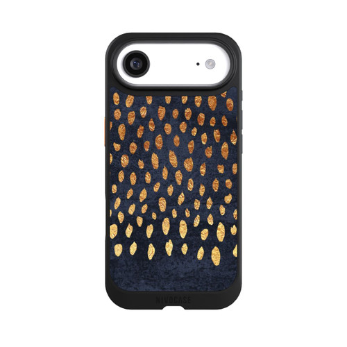 Apple iPhone Air NIVOcore Muster Gold und Marine