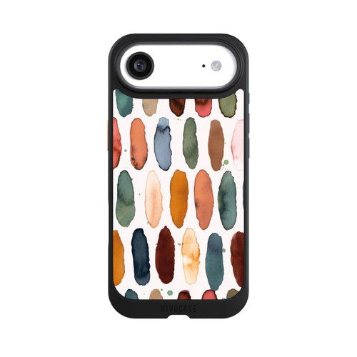 Apple iPhone Air NIVOcore Aquarellstriche aus mineralischem Terrakotta