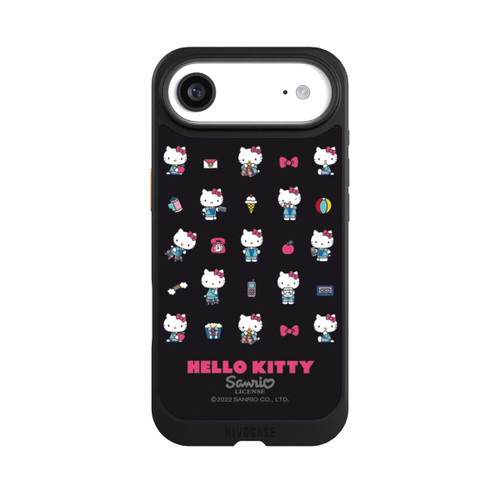 Apple iPhone Air NIVOcore Hello Kitty 90s Schwarz