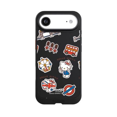 Apple iPhone Air NIVOcore Hello Kitty Londoner Abzeichen Transparent