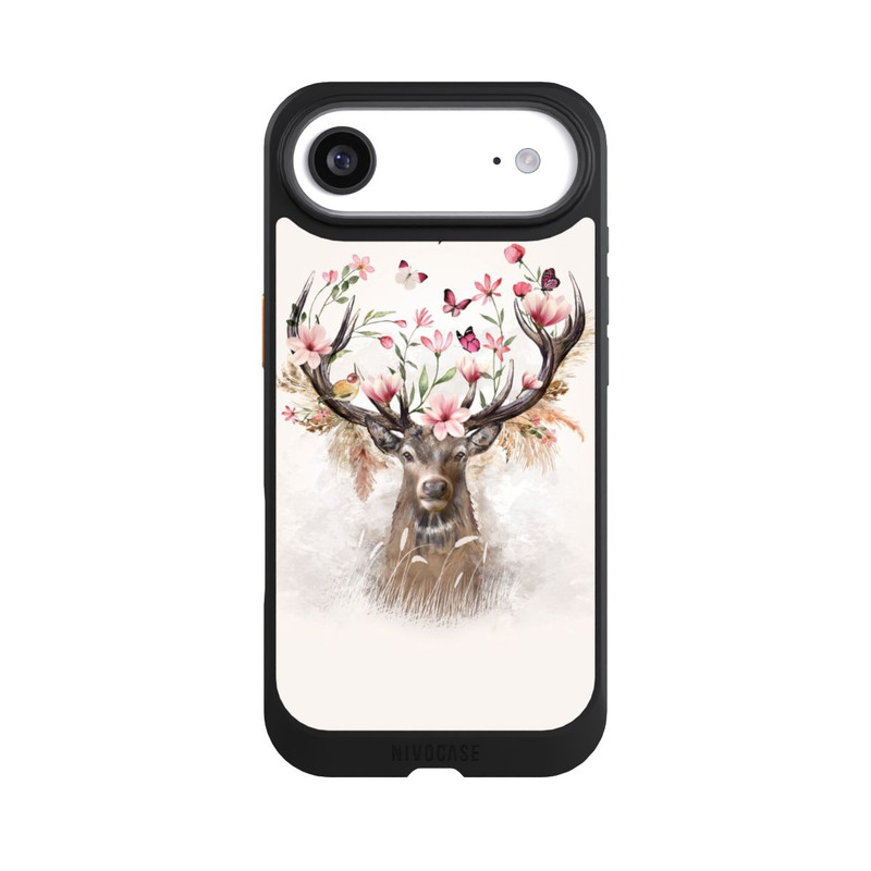 iPhone Air NIVOcore Deer Flowers Antlers