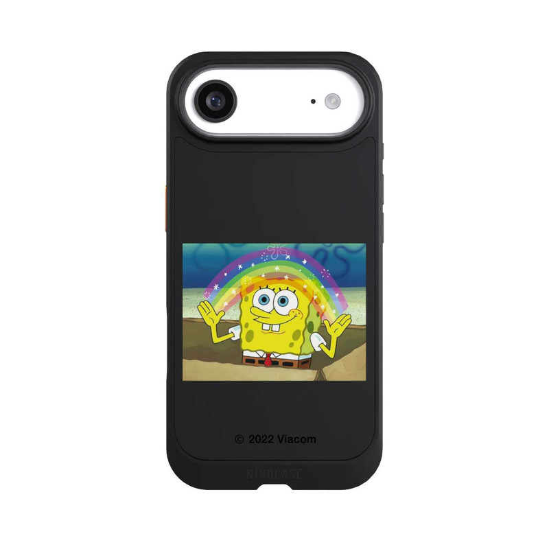 iPhone Air NIVOcore Spongebob - Regenbogen Meme transparent