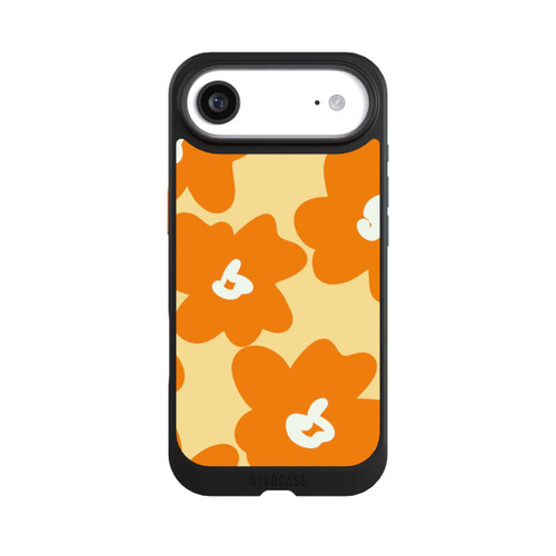Apple iPhone Air NIVOcore Fleurs Rétro Jaune &amp; Orange