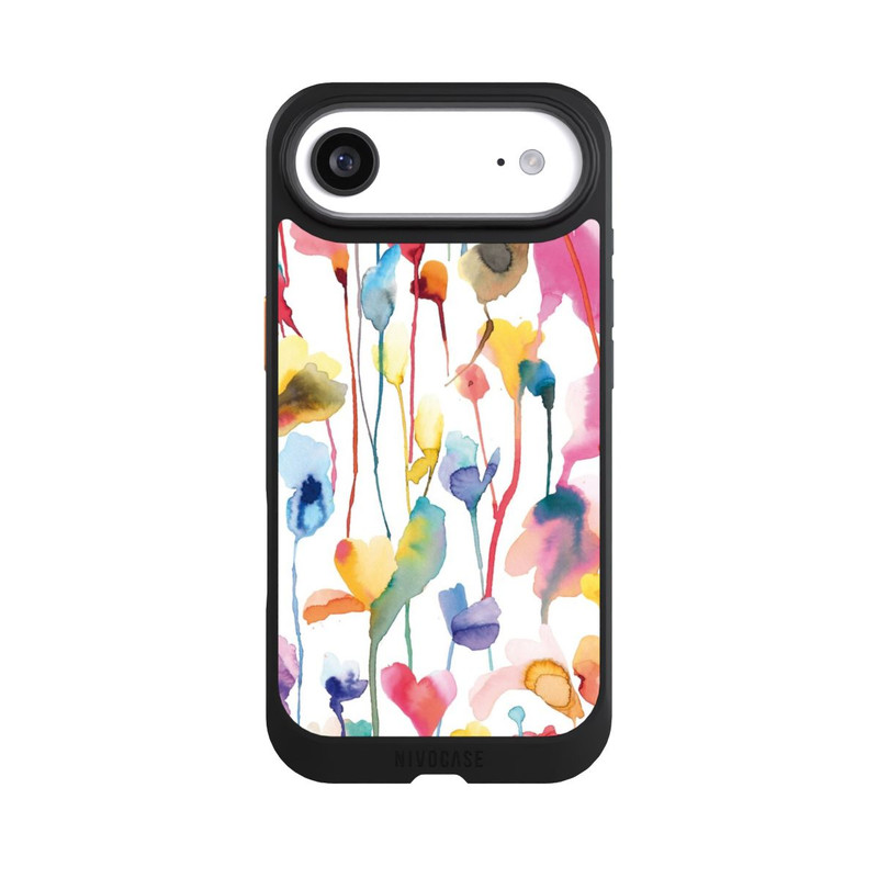 iPhone Air NIVOcore Aquarell Wildblumen bunt
