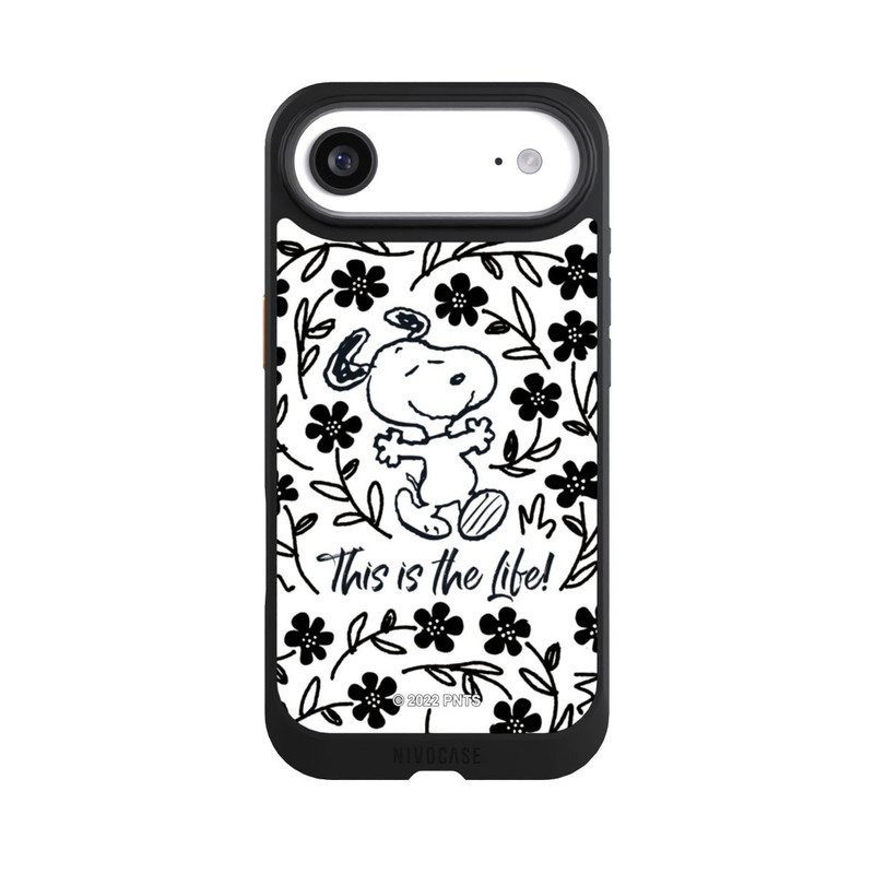 iPhone Air NIVOcore Snoopy schwarz und weiß This Is The Life