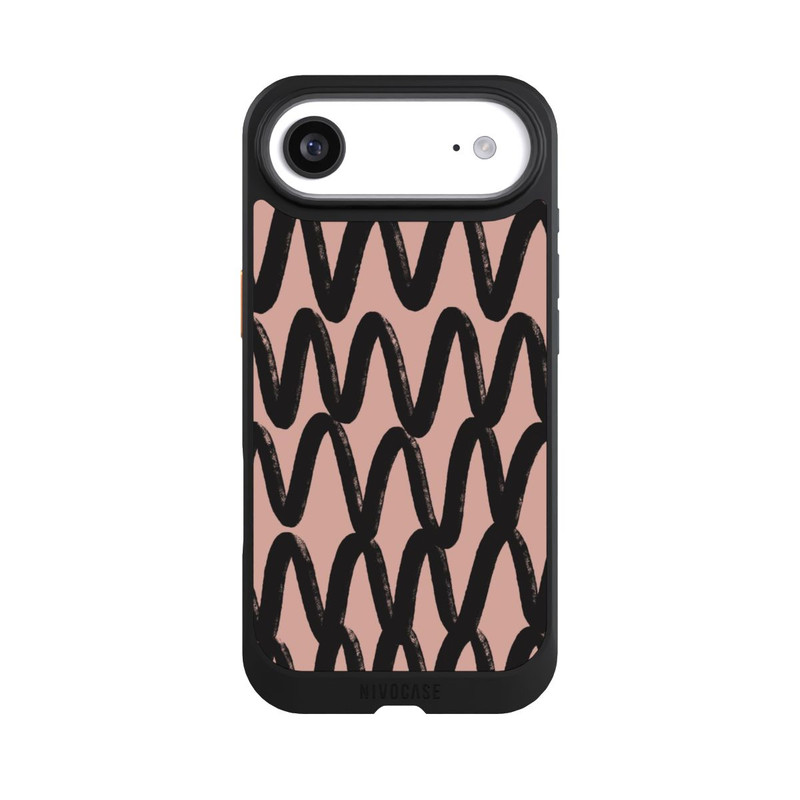 iPhone Air NIVOcore Schwarzes Zickzack