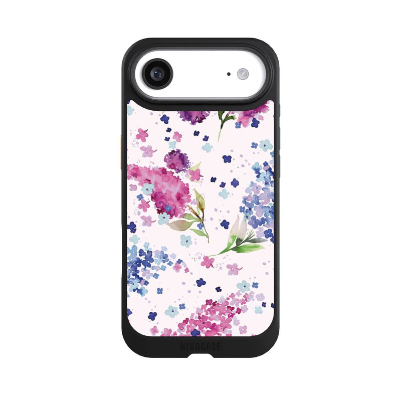 iPhone Air NIVOcore Hortensias Floraux Lilas Rose