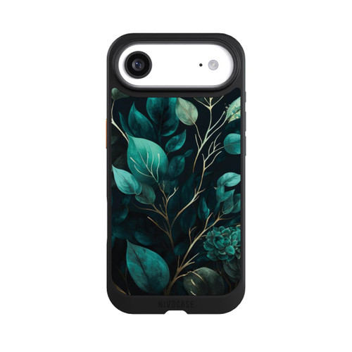 Apple iPhone Air NIVOcore Eukalyptus dunkler Hintergrund