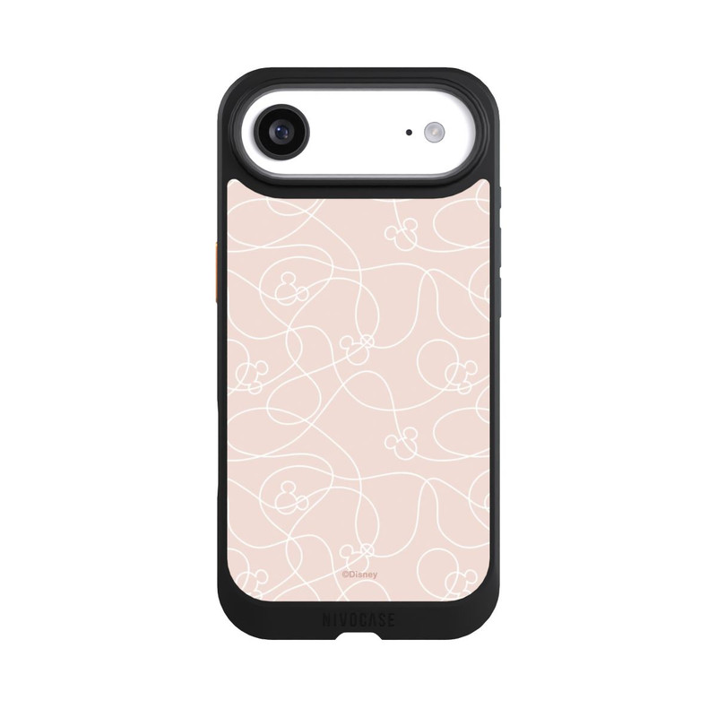 iPhone Air NIVOcore Micky Line Art Muster Rosa