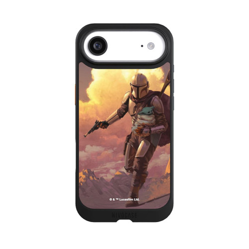 Apple iPhone Air NIVOcore Der Mandalorianer und Grogu Sonnenguntergang Wolken